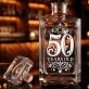 Karafka Do Wódki z Grawerem Na 50 Urodziny Prezent: 50 Years Old