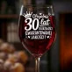 Kieliszek Do Wina Na 30 Prezent Na 30 Urodziny Dla Kobiety: Oficjalnie 30 Lat -
