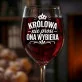 Kieliszek Do Wina Dla Przyjaciółki Prezent Dla Kobiety: Królowa Nie Prosi Kieliszek Do Wina Dla Przyjaciółki Prezent Dla Kobiety: Królowa Nie Prosi
