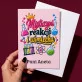 Kartka Personalizowana Dla Nauczycielki Chemii Prezent Na Dzień Nauczyciela Dla Kobiety: Mistrzyni Reakcji I Kartka Personalizowana Dla Nauczycielki Chemii Prezent Na Dzień Nauczyciela Dla Kobiety: Mistrzyni Reakcji I