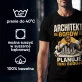 Koszulka Męska Dla Architekta Prezent Dla Mężczyzny: Architekt Bogów