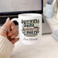 Kubek Personalizowany Dla Nauczyciela Prezent Na Dzień Nauczyciela Dla Mężczyzny: Tablica Słucha, Kawa