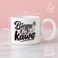 Kubek Z Okrągłym Uchem Dla Joginki Prezent Dla Kobiety: Równowaga W Oddechu Kubek Z Okrągłym Uchem Dla Joginki Prezent Dla Kobiety: Równowaga W Oddechu