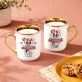 Zestaw Kubków Na 50 Lecie Ślubu Prezent Dla Pary: Złote Kompromisy Zestaw Kubków Na 50 Lecie Ślubu Prezent Dla Pary: Złote Kompromisy