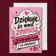 Kartka z Życzeniami Na Rocznicę Na Walentynki Dla Kobiety: Zabawna Wdzięczność Kartka z Życzeniami Na Rocznicę Na Walentynki Dla Kobiety: Zabawna Wdzięczność