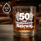 Szklanka Do Whisky Na 50 Rocznicę Ślubu Prezent Dla Mężczyzny: 50 Lat Małżeństwa. Nalewaj. Szklanka Do Whisky Na 50 Rocznicę Ślubu Prezent Dla Mężczyzny: 50 Lat Małżeństwa. Nalewaj.