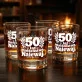 Szklanka Do Whisky Na 50 Rocznicę Ślubu Prezent Dla Mężczyzny: 50 Lat Małżeństwa. Nalewaj. Szklanka Do Whisky Na 50 Rocznicę Ślubu Prezent Dla Mężczyzny: 50 Lat Małżeństwa. Nalewaj.