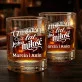 Szklanki Do Whisky z Grawerem Na 40 Rocznicę Ślubu Prezent Dla Pary: Czterdzieści Lat, Jedna