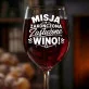 Kieliszek Do Wina Na Zakończenie Pracy Prezent Dla Kobiety: Misja Zakończona Wino