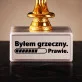 Statuetka Z Grawerem Na Mikołaja Prezent Dla Mężczyzny: Byłem Grzeczny. Prawie.