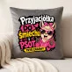 Poduszka Dekoracyjna Dla Przyjaciółki Prezent Dla Kobiety: Przyjaciółka Do Śmiechu I Psot Poduszka Dekoracyjna Dla Przyjaciółki Prezent Dla Kobiety: Przyjaciółka Do Śmiechu I Psot