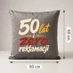 Poduszka Dekoracyjna Na 50 Rocznicę Ślubu Prezent Dla Pary: 50 Lat I Zero Reklamacji Poduszka Dekoracyjna Na 50 Rocznicę Ślubu Prezent Dla Pary: 50 Lat I Zero Reklamacji