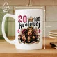 Kubek Z Nadrukiem Na 20 Urodziny Prezent Dla Kobiety: 20 Lat Królowej Kubek Z Nadrukiem Na 20 Urodziny Prezent Dla Kobiety: 20 Lat Królowej