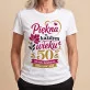 Koszulka Damska Biała Dla 50 Latki Prezent Na 50 Urodziny Dla Kobiety: Dojrzała Elegancja