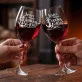 Dwa Kieliszki Do Wina Na 40 Lecie Ślubu Prezent Dla Pary: Rubinowy Duet Dwa Kieliszki Do Wina Na 40 Lecie Ślubu Prezent Dla Pary: Rubinowy Duet