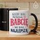Kubek Z Nadrukiem Dla Babci Prezent Na Dzień Babci Dla Kobiety: Kiedy Bóg Przydzielał Babcię Kubek Z Nadrukiem Dla Babci Prezent Na Dzień Babci Dla Kobiety: Kiedy Bóg Przydzielał Babcię