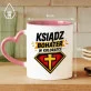 Kubek Z Nadrukiem Dla Księdza Prezent Dla Mężczyzny: Ksiądz Bohater W Koloratce Kubek Z Nadrukiem Dla Księdza Prezent Dla Mężczyzny: Ksiądz Bohater W Koloratce