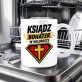 Kubek Z Nadrukiem Dla Księdza Prezent Dla Mężczyzny: Ksiądz Bohater W Koloratce Kubek Z Nadrukiem Dla Księdza Prezent Dla Mężczyzny: Ksiądz Bohater W Koloratce