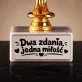 Statuetka Z Grawerem Na Rocznicę Związku Prezent Na Walentynki Dla Pary: Dwa Zdania, Jedna Miłość
