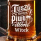 Kufel Personalizowany z Grawerem Dla Tatuatora Prezent Dla Mężczyzny: Tusz I Kufel Kufel Personalizowany z Grawerem Dla Tatuatora Prezent Dla Mężczyzny: Tusz I Kufel