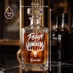 Karafka Do Whisky z Grawerem Dla Myśliwego Prezent Dla Mężczyzny: Poluję Z Honorem