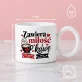 Kubek Z Okrągłym Uchem Dla Dziewczyny Prezent Na Dzień Dziewczyny Dla Kobiety: Miłosna Poranna Ironia Kubek Z Okrągłym Uchem Dla Dziewczyny Prezent Na Dzień Dziewczyny Dla Kobiety: Miłosna Poranna Ironia