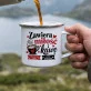 Kubek Emaliowany Dla Dziewczyny Prezent Na Dzień Dziewczyny Dla Kobiety: Miłosna Poranna Ironia Kubek Emaliowany Dla Dziewczyny Prezent Na Dzień Dziewczyny Dla Kobiety: Miłosna Poranna Ironia