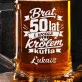 Kufel Personalizowany z Grawerem Na 50 Urodziny Dla Brata Prezent: Król Kufla Brata