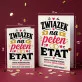 Kartka z Życzeniami Na Wesele Dla Pary Młodej Pary: Typograficzny Humor