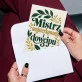 Kartka z Życzeniami Dla Ojca Na Dzień Ojca Dla Mężczyzny: Męski Botaniczny Szyk Kartka z Życzeniami Dla Ojca Na Dzień Ojca Dla Mężczyzny: Męski Botaniczny Szyk