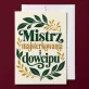 Kartka z Życzeniami Dla Ojca Na Dzień Ojca Dla Mężczyzny: Męski Botaniczny Szyk Kartka z Życzeniami Dla Ojca Na Dzień Ojca Dla Mężczyzny: Męski Botaniczny Szyk