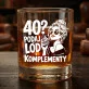 Szklanka Do Whisky Na 40 Urodziny Prezent Dla Kobiety: 40? Podaj Lód I Komplementy