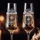 Dwa Kieliszki Do Szampana Na Ślub Prezent Dla Pary Młodej Pary: Kompas Dwojga Dwa Kieliszki Do Szampana Na Ślub Prezent Dla Pary Młodej Pary: Kompas Dwojga