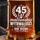 Kufel Na 45 Rocznicę Ślubu Prezent Na Walentynki Dla Mężczyzny: 45 Lat Małżeńskiej Wytrwałości
