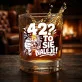 Szklanka Do Whisky Dla 42 Latka Prezent Na 40 Urodziny Dla Mężczyzny: 42? To Się Naleję! Szklanka Do Whisky Dla 42 Latka Prezent Na 40 Urodziny Dla Mężczyzny: 42? To Się Naleję!