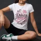 Koszulka Damska Biała Dla Tancerki Prezent Dla Kobiety: Botaniczny Taniec