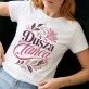 Koszulka Damska Biała Dla Tancerki Prezent Dla Kobiety: Botaniczny Taniec