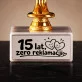 Statuetka Z Grawerem Na 15 Rocznicę Ślubu Prezent Dla Pary: 15 Lat, Zero Reklamacji