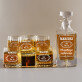 Old no - Zestaw Grawerowana Karafka I Szklanki Do Whisky