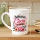 Kubek Z Nadrukiem Dla Cioci Prezent Dla Kobiety: Najlepsza Ciocia Na Świecie Kubek Z Nadrukiem Dla Cioci Prezent Dla Kobiety: Najlepsza Ciocia Na Świecie
