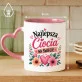 Kubek Z Nadrukiem Dla Cioci Prezent Dla Kobiety: Najlepsza Ciocia Na Świecie Kubek Z Nadrukiem Dla Cioci Prezent Dla Kobiety: Najlepsza Ciocia Na Świecie