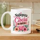 Kubek Z Nadrukiem Dla Cioci Prezent Dla Kobiety: Najlepsza Ciocia Na Świecie Kubek Z Nadrukiem Dla Cioci Prezent Dla Kobiety: Najlepsza Ciocia Na Świecie