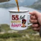 Kubek Emaliowany Na 55 Urodziny Prezent Dla 55 Latki Kobiety: Wdzięk I Humor