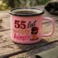 Kubek Emaliowany Na 55 Urodziny Prezent Dla 55 Latki Kobiety: Wdzięk I Humor
