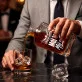 Karafka Do Whisky z Grawerem Dla Pływaka Prezent: Mój Tor. Mój Rytm.