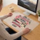 Podkładka Na Biurko 40x60cm Dla Wychowawczyni Prezent Dla Kobiety: Za Cierpliwość I Serce