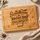 Deska Do Krojenia z Grawerem Dla Świadkowej Prezent Dla Kobiety: Świadkowa Do Zadań Deska Do Krojenia z Grawerem Dla Świadkowej Prezent Dla Kobiety: Świadkowa Do Zadań