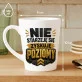 Kubek Z Nadrukiem Na Urodziny Prezent Dla Mężczyzny: Zyskuję Poziomy Kubek Z Nadrukiem Na Urodziny Prezent Dla Mężczyzny: Zyskuję Poziomy
