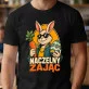 Koszulka Męska Na Zajączka Prezent Dla Mężczyzny: Naczelny Zając