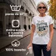 Koszulka Damska Biała Na 50 Prezent Na 50 Urodziny Dla Kobiety: Botaniczna Elegancja